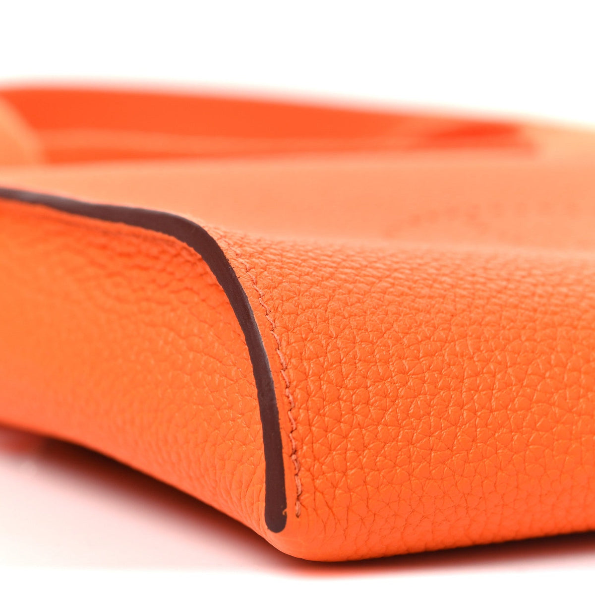 Togo Videpoches Orange Handbag