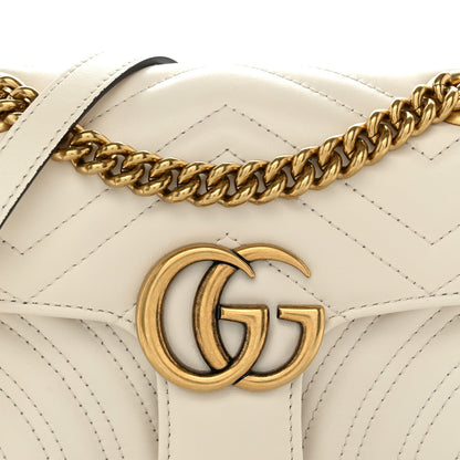 Mini Calfskin Shoulder Bag - White