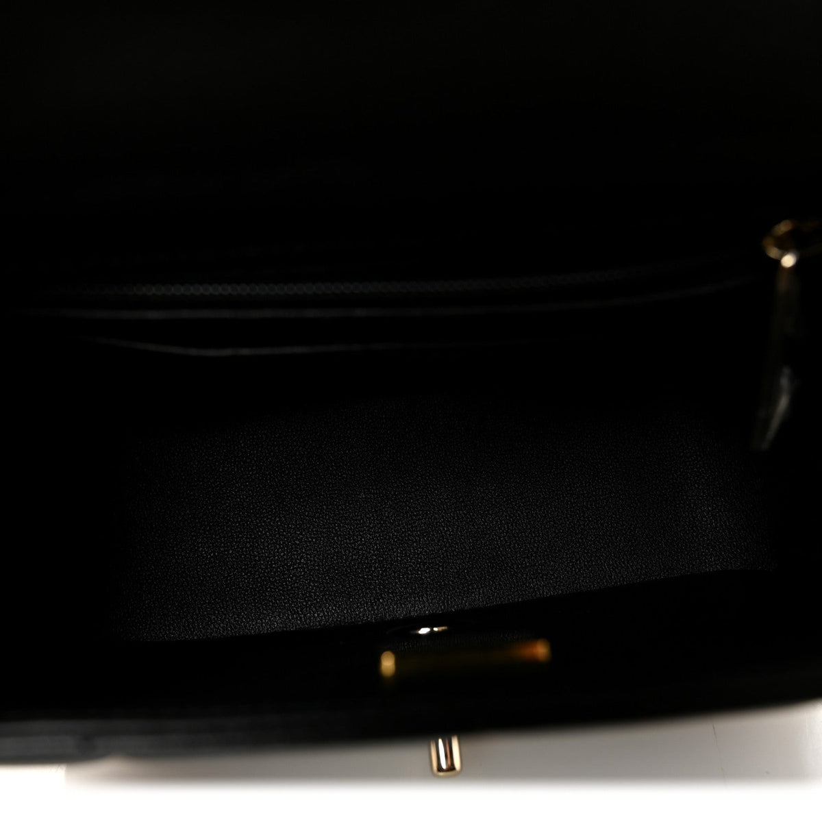 Mini Quilted Lambskin Flap Shoulder Bag - Black