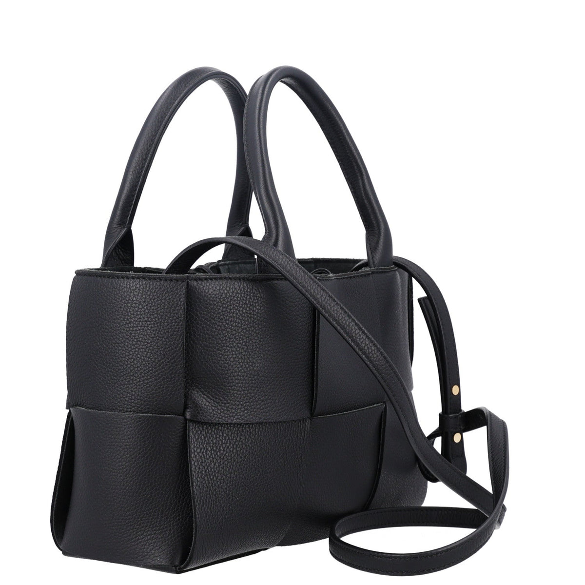 Mini Calfskin Tote Bag - Black