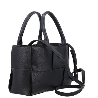 Mini Calfskin Tote Bag - Black