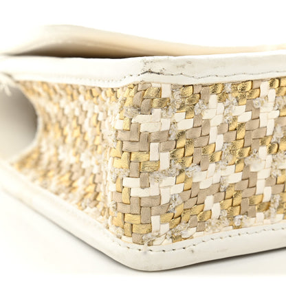 Lambskin Flap Shoulder Bag - Gold
