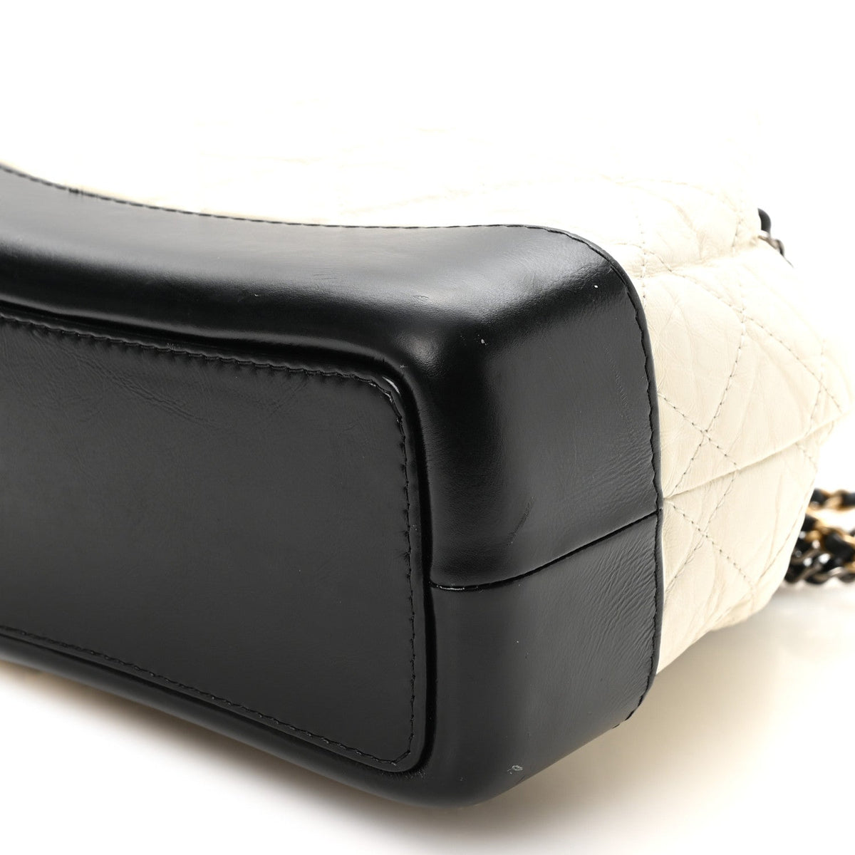 Small Quilted Calfskin Backpack - Black