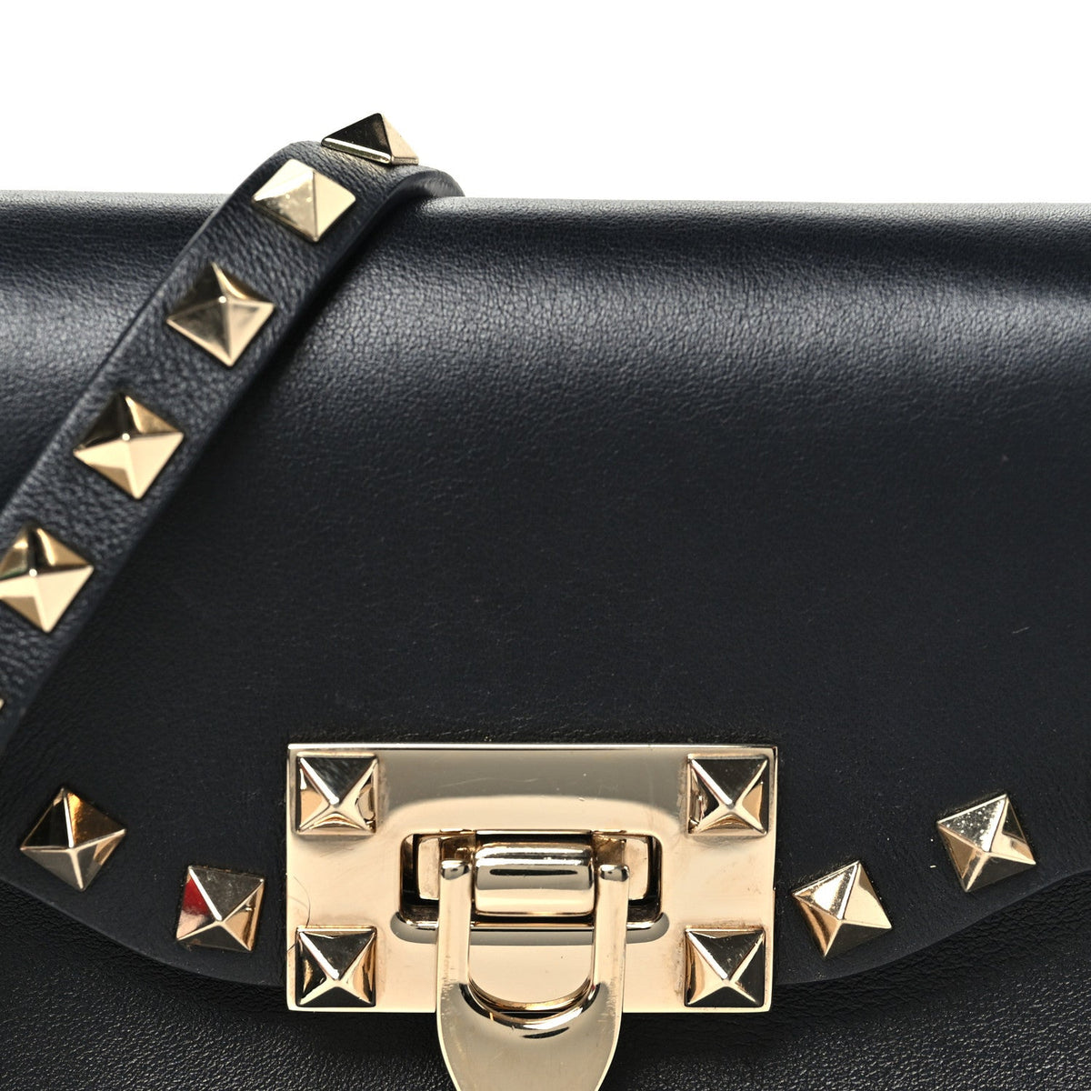 Calfskin Crossbody Bag - Black