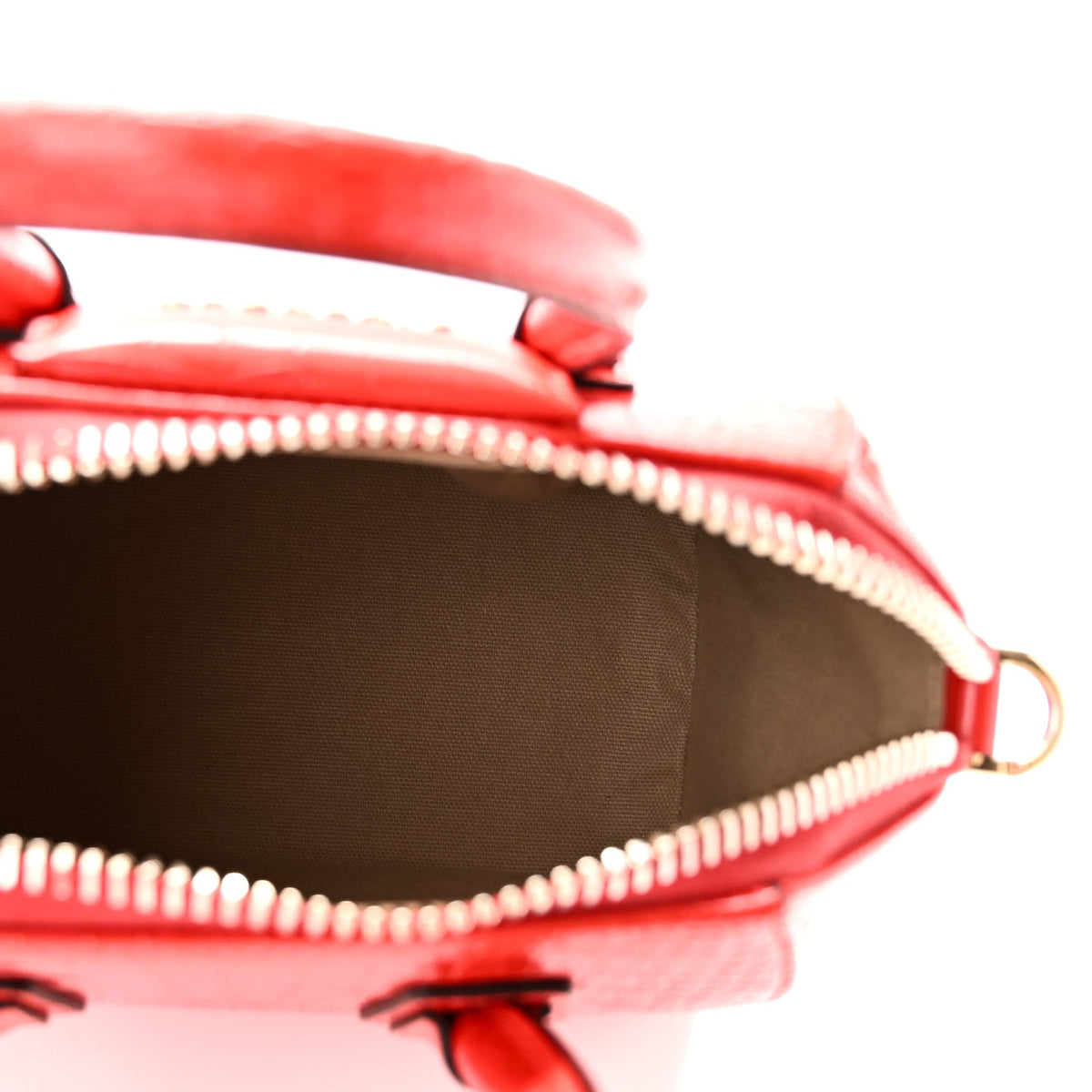 Mini Calfskin Handbag - Red