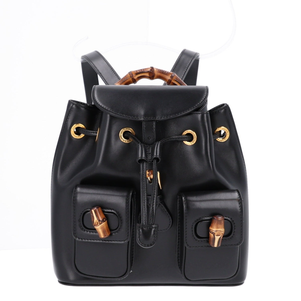 Calfskin Backpack - Black
