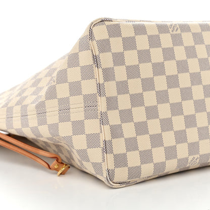 Damier Azur Neo Neverfull Gm Rose Baller Handbag