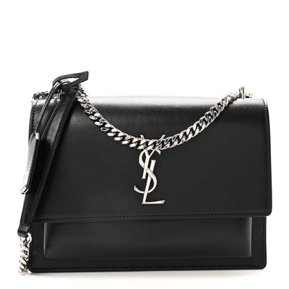 Medium Calfskin Handbag - Black