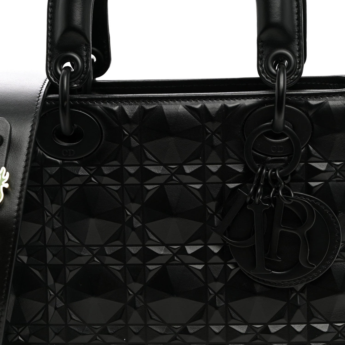 Small Calfskin Handbag - Black