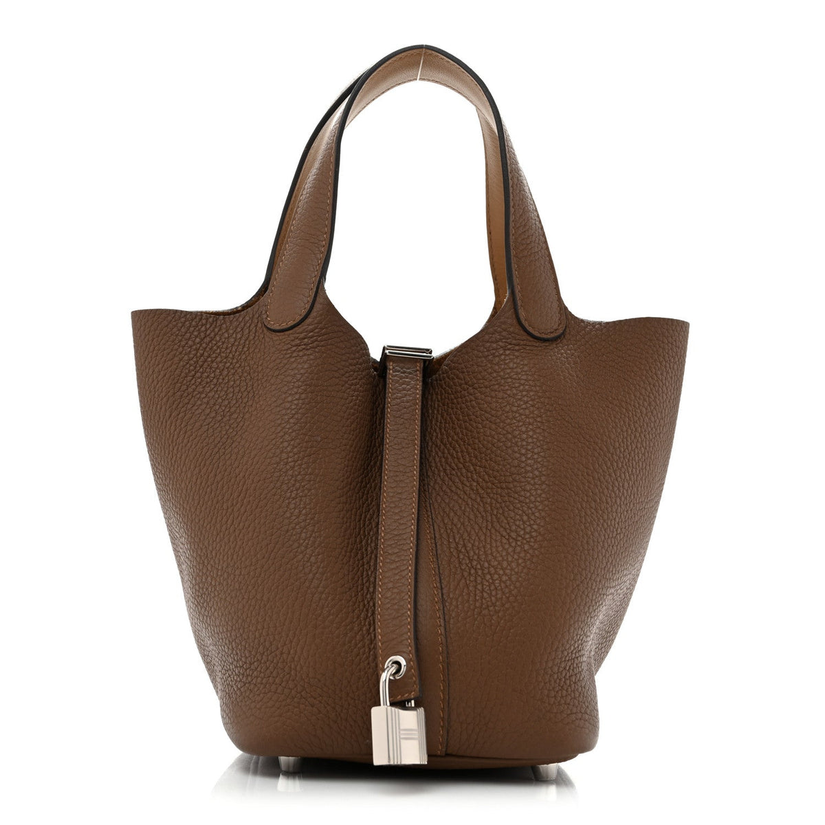 Taurillon Clemence Swift Eclat Picotin L Handbag