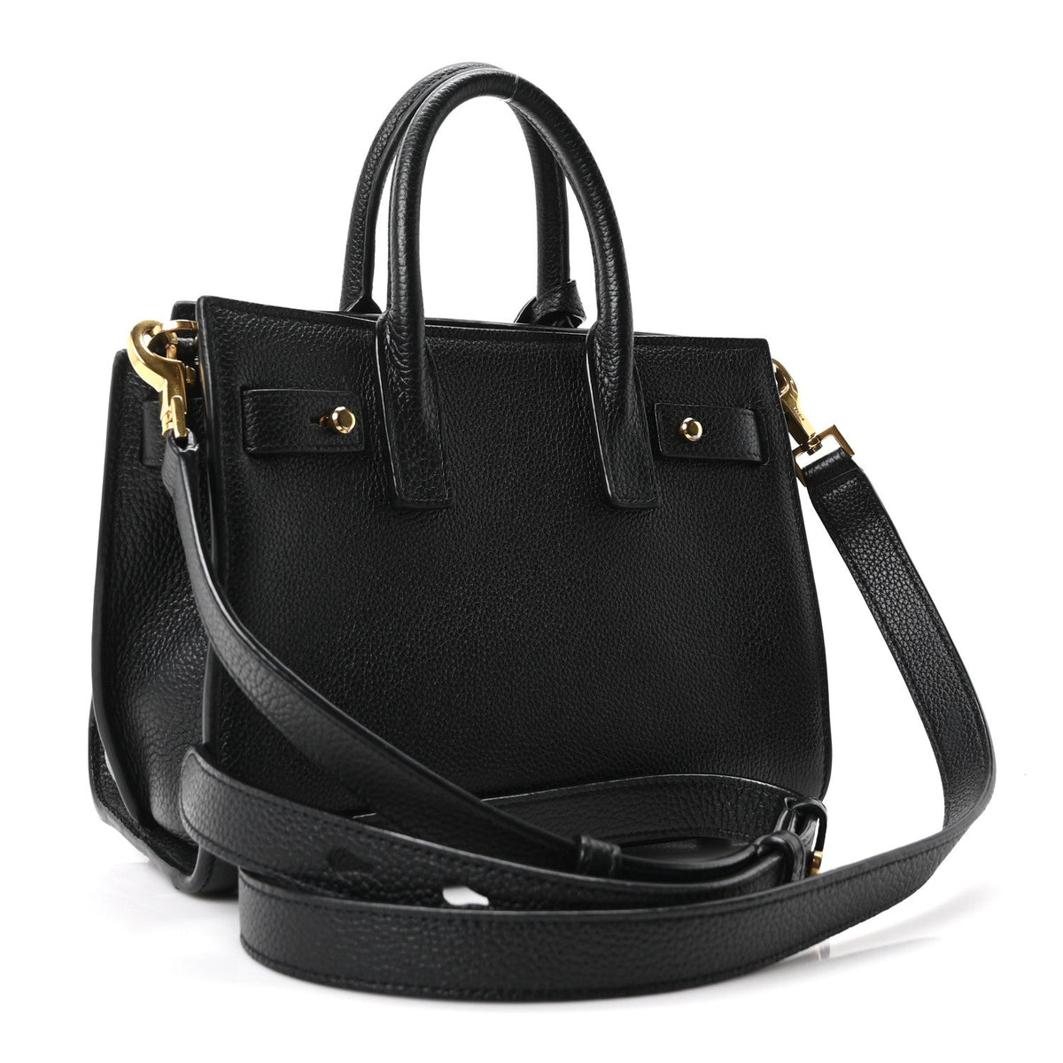 Nano Calfskin Handbag - Black