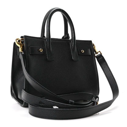Nano Calfskin Handbag - Black