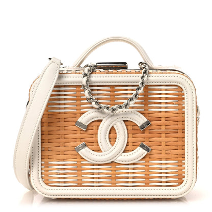 Small Calfskin Handbag - White