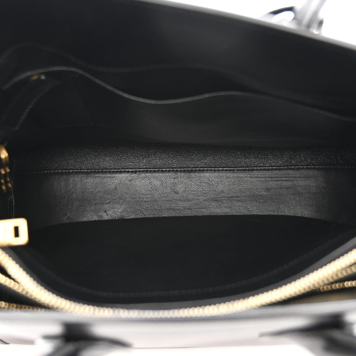 Small Calfskin Handbag - Black