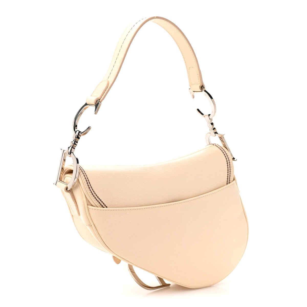 Calfskin Handbag - Beige
