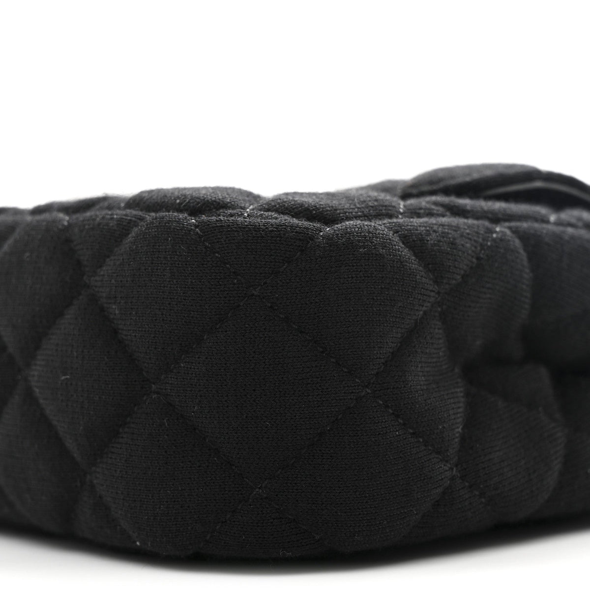 Small Quilted Hobo Bag - Black