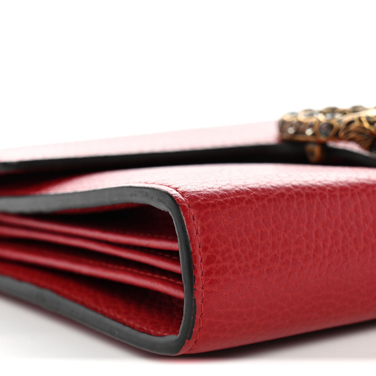 Mini Calfskin Wallet Bag - Red