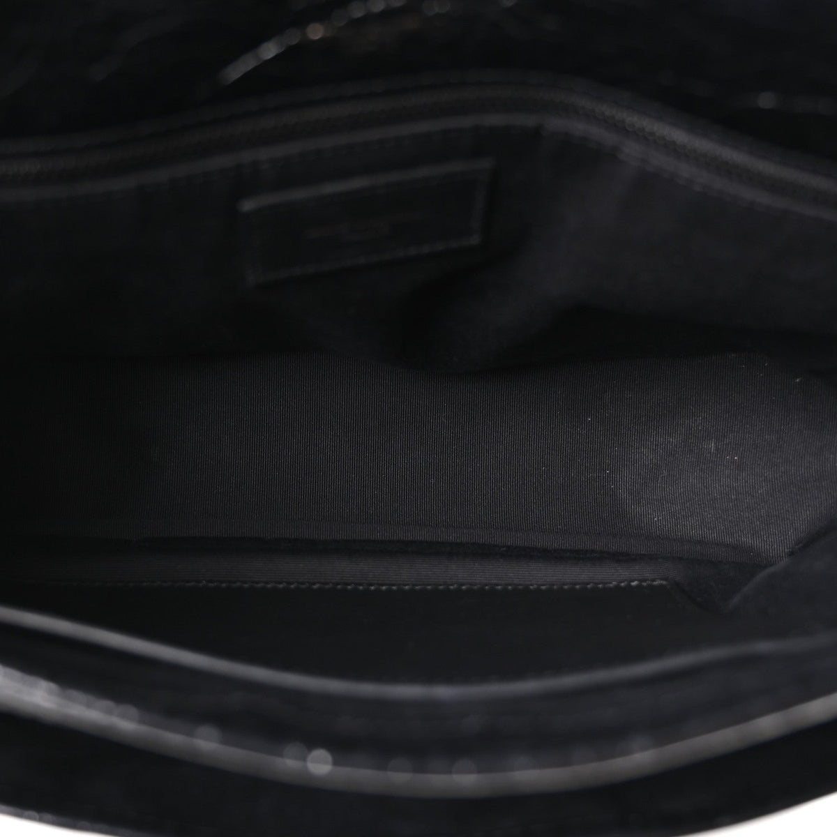 Medium Calfskin Satchel Bag - Black