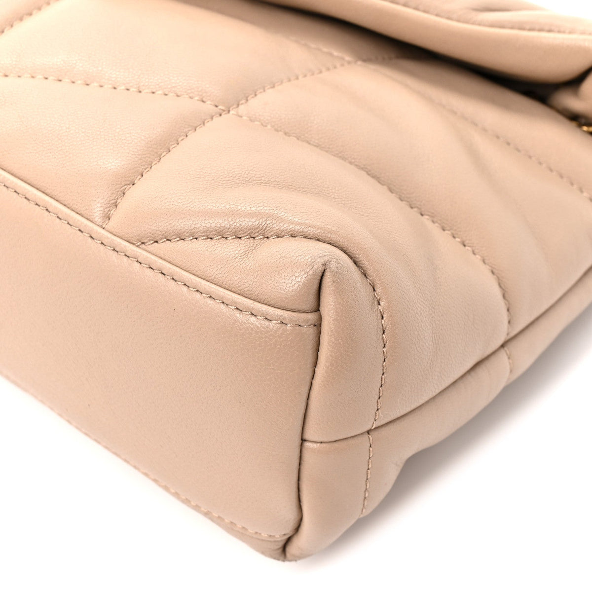 Quilted Lambskin Satchel Bag