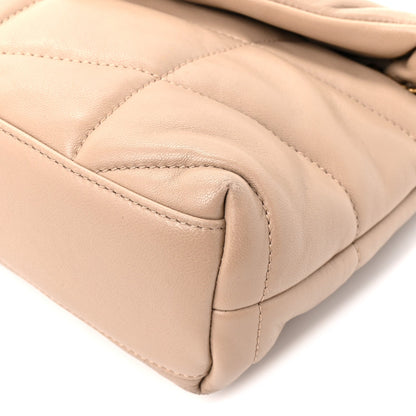 Quilted Lambskin Satchel Bag