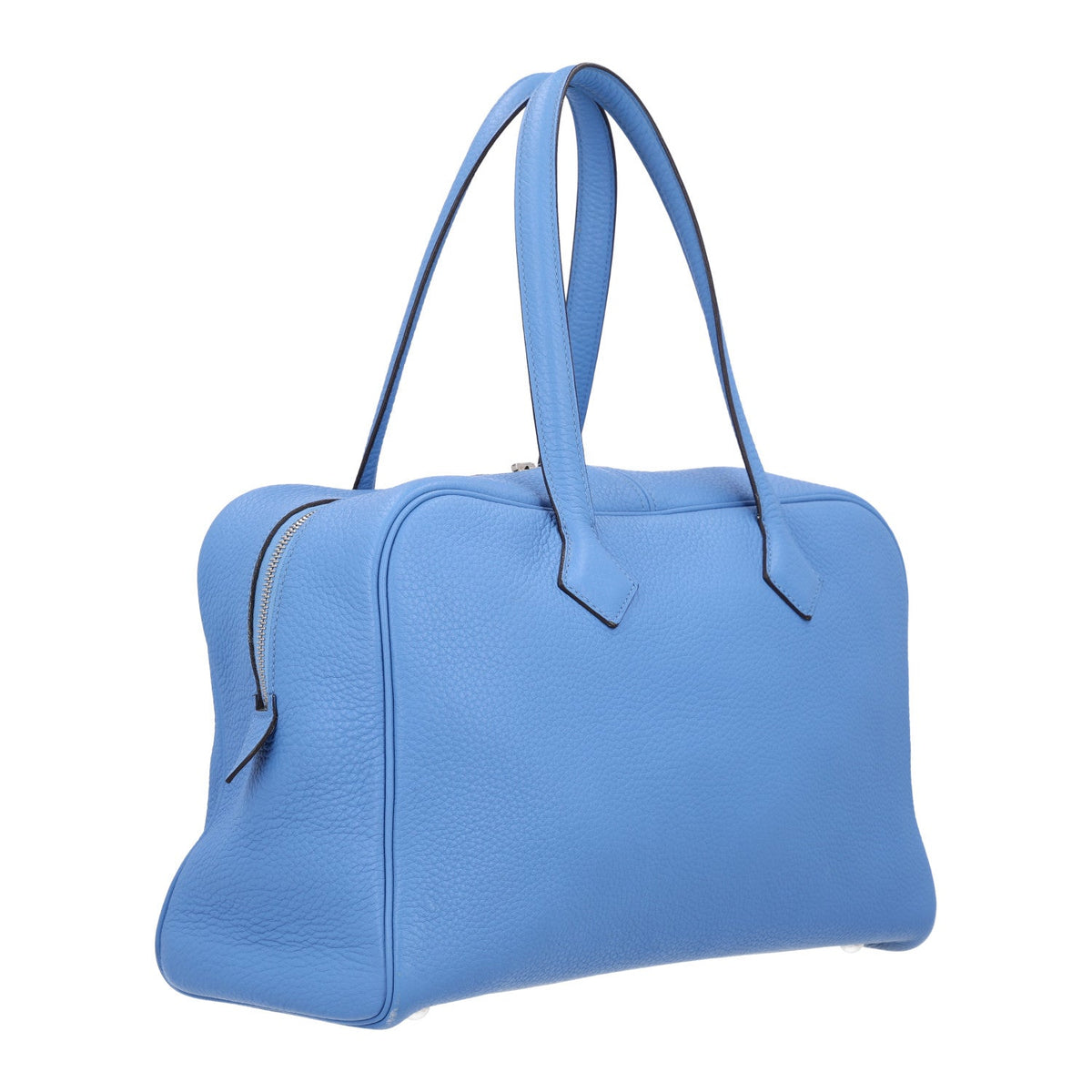 Taurillon Clemence Victoria Ii 35 Bleu P Handbag
