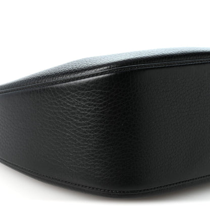 Small Calfskin Hobo Bag - Black