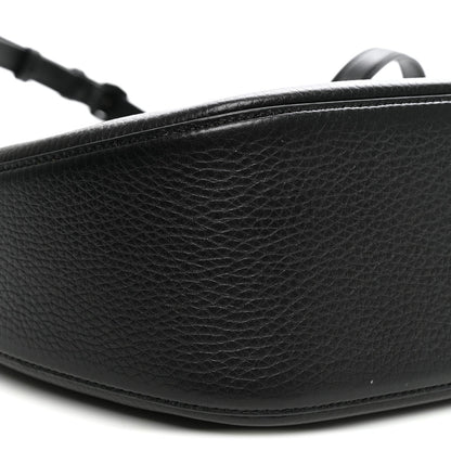 Small Calfskin Hobo Bag - Black