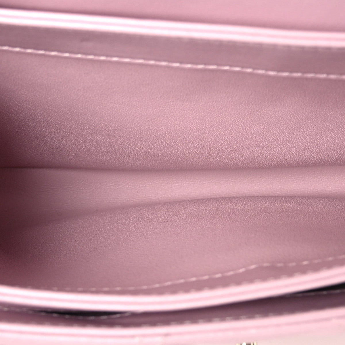 Small Quilted Lambskin Flap Shoulder Bag - Pink