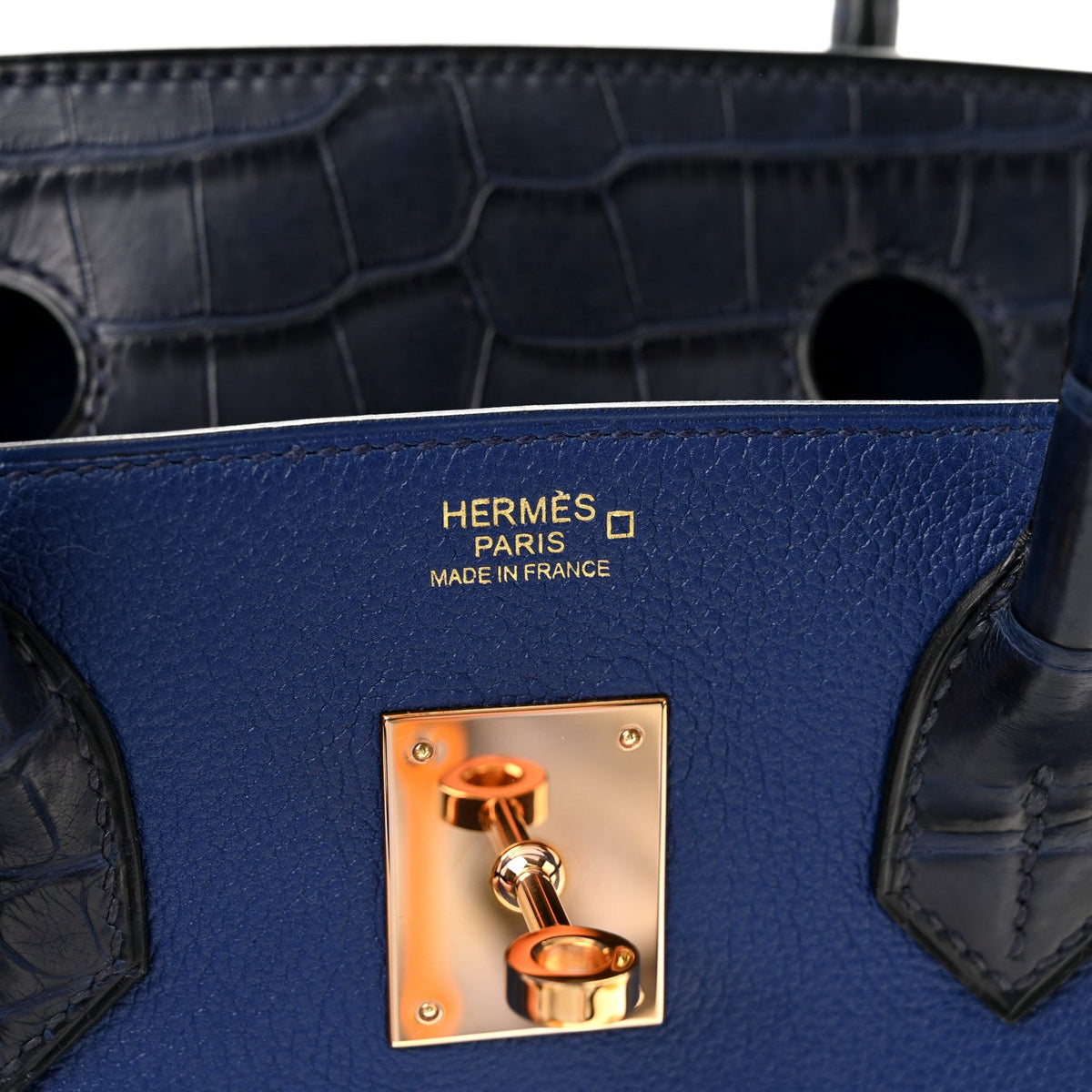 Taurillon Novillo Matte Alligator Birkin Handbag