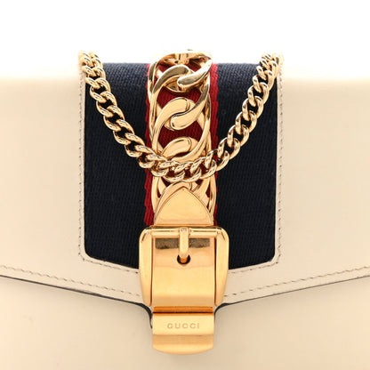 Mini Calfskin Shoulder Bag - White