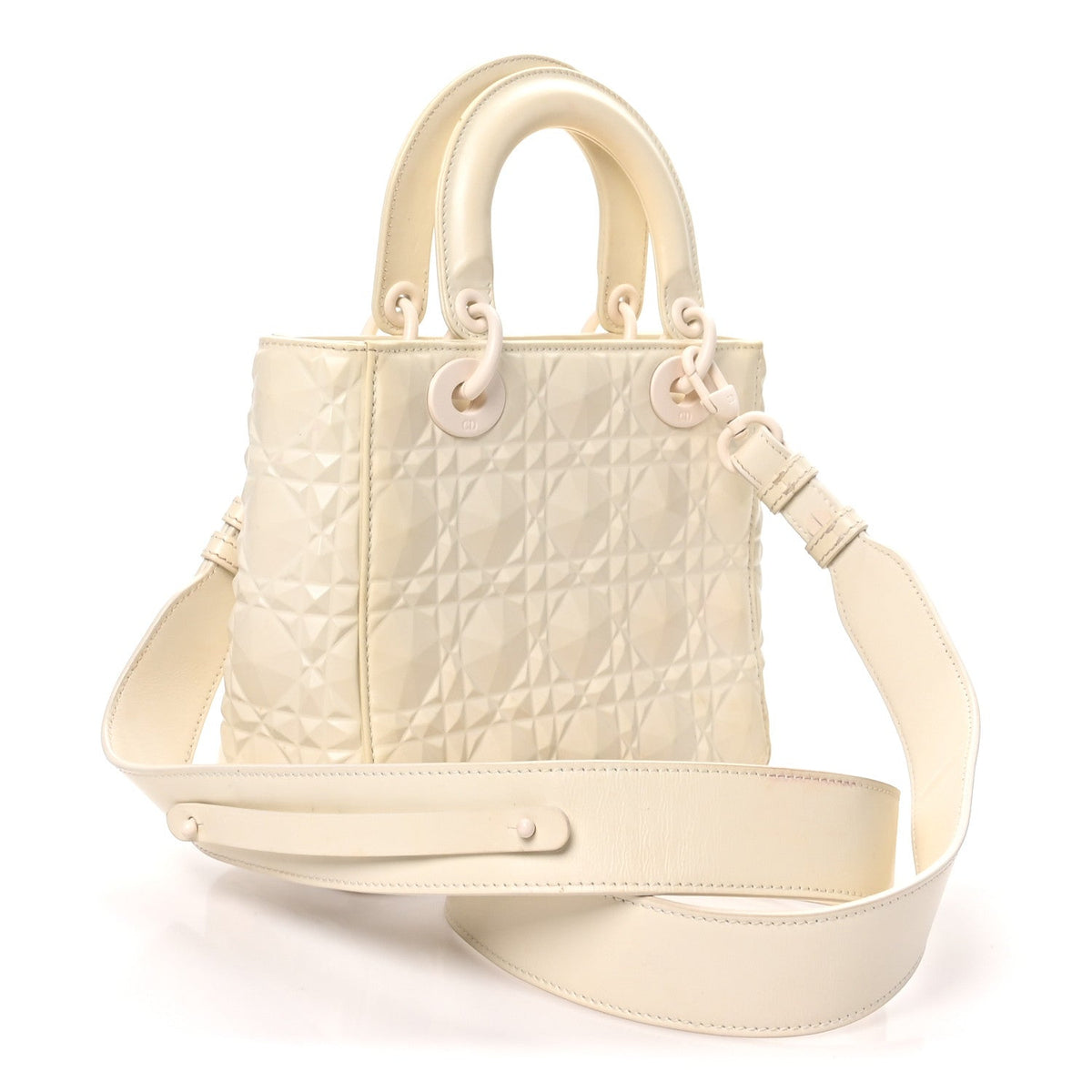 Small Calfskin Handbag - White
