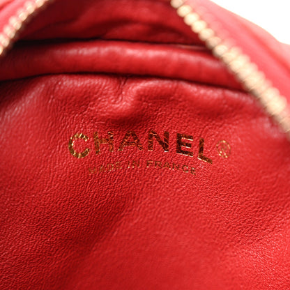 Quilted Calfskin Handbag - Red