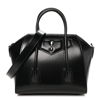 Mini Calfskin Shoulder Bag - Black