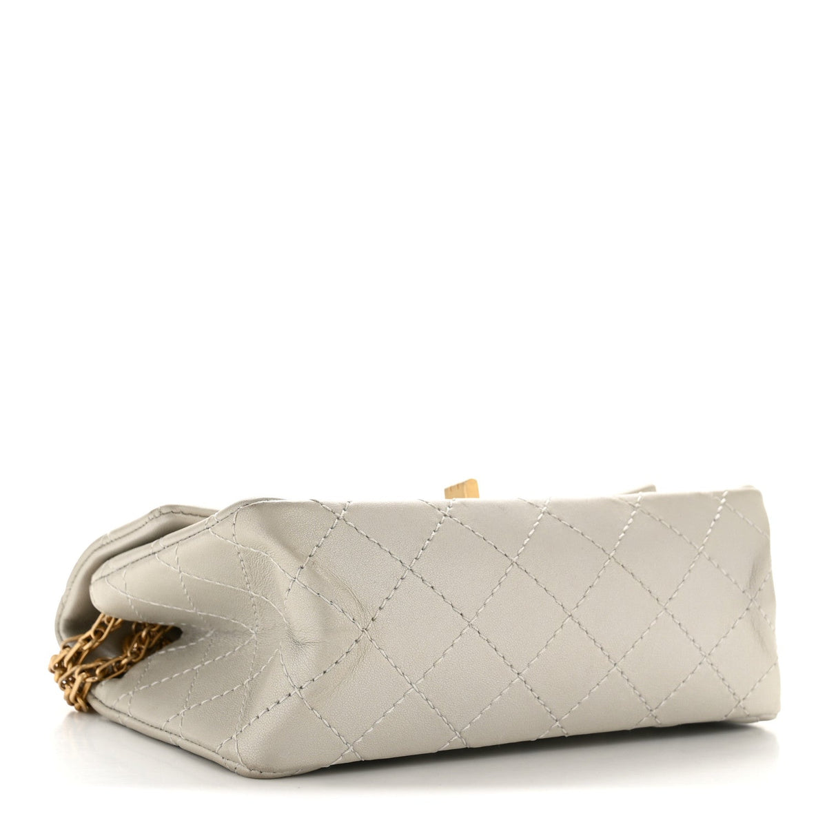 Mini Quilted Goatskin Flap Shoulder Bag