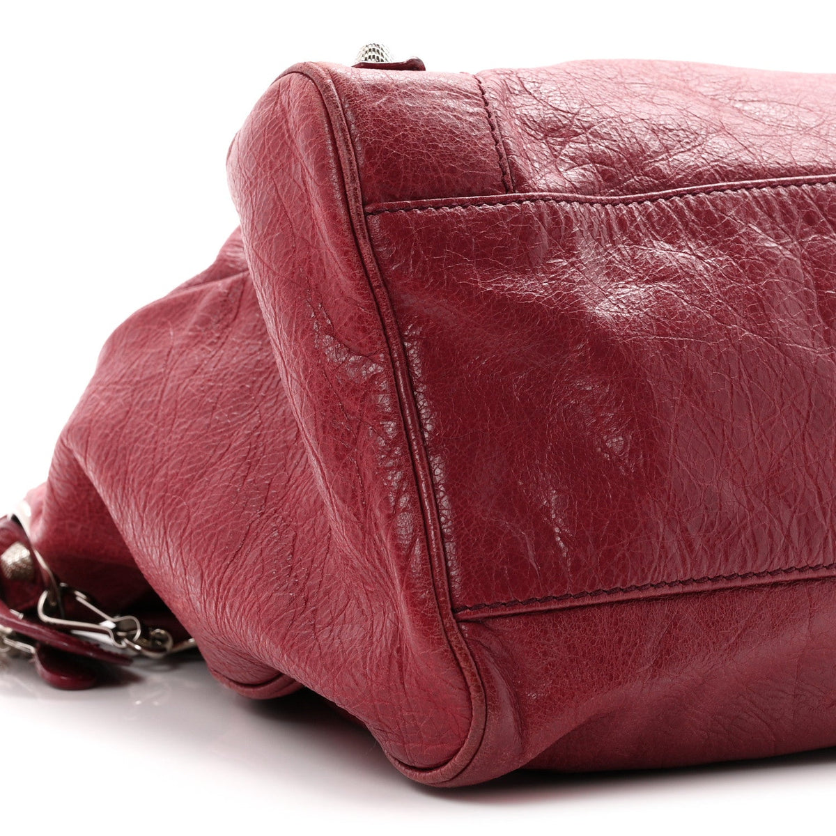 Agneau Giant 12 Silver Hardware Velo Cas Handbag