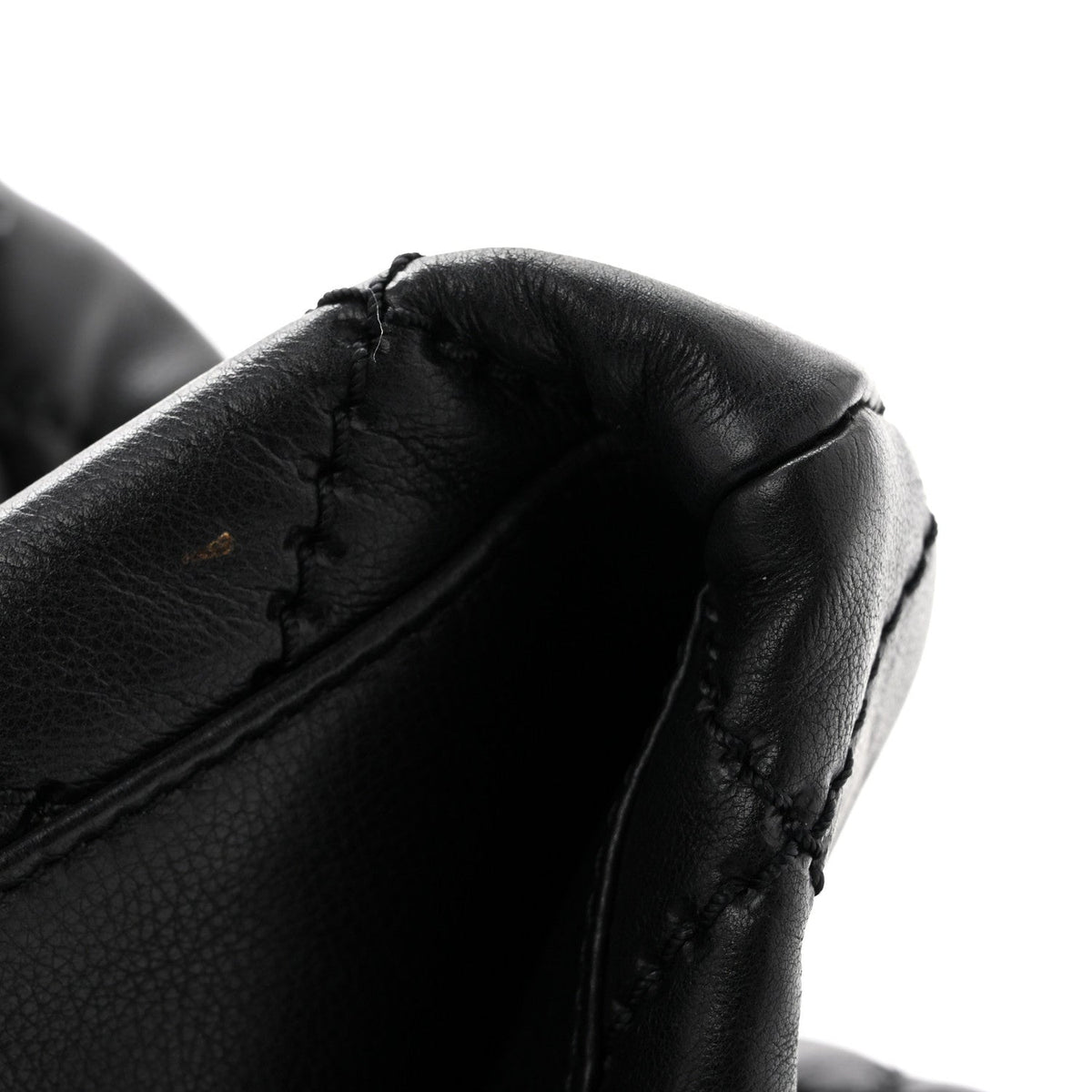 Large Quilted Calfskin Tote Bag - Black