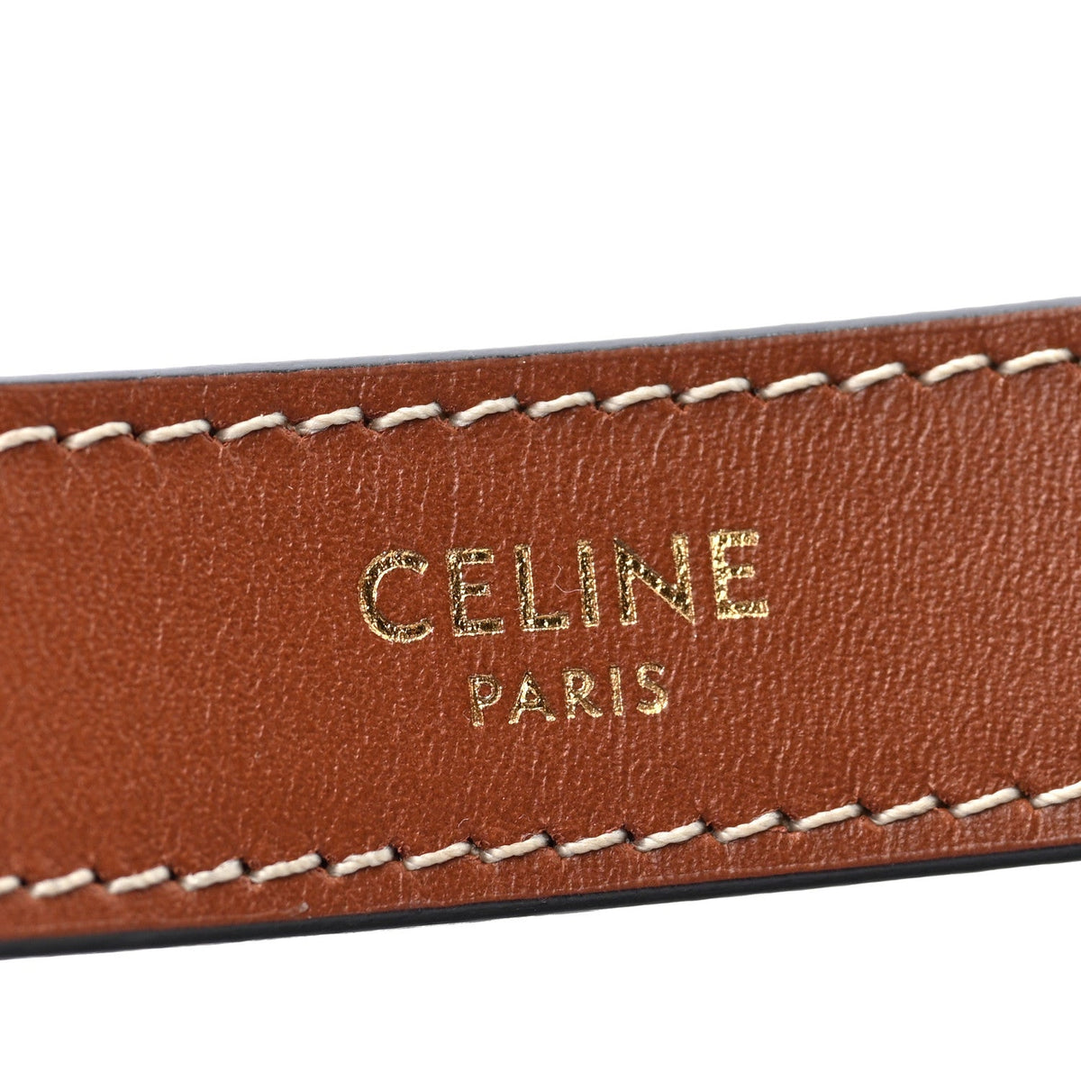 Calfskin Canvas Shoulder Bag - Tan
