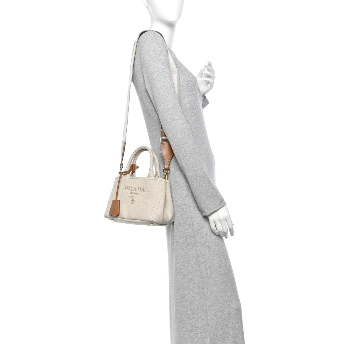 Small Canvas Tote Bag - Natural