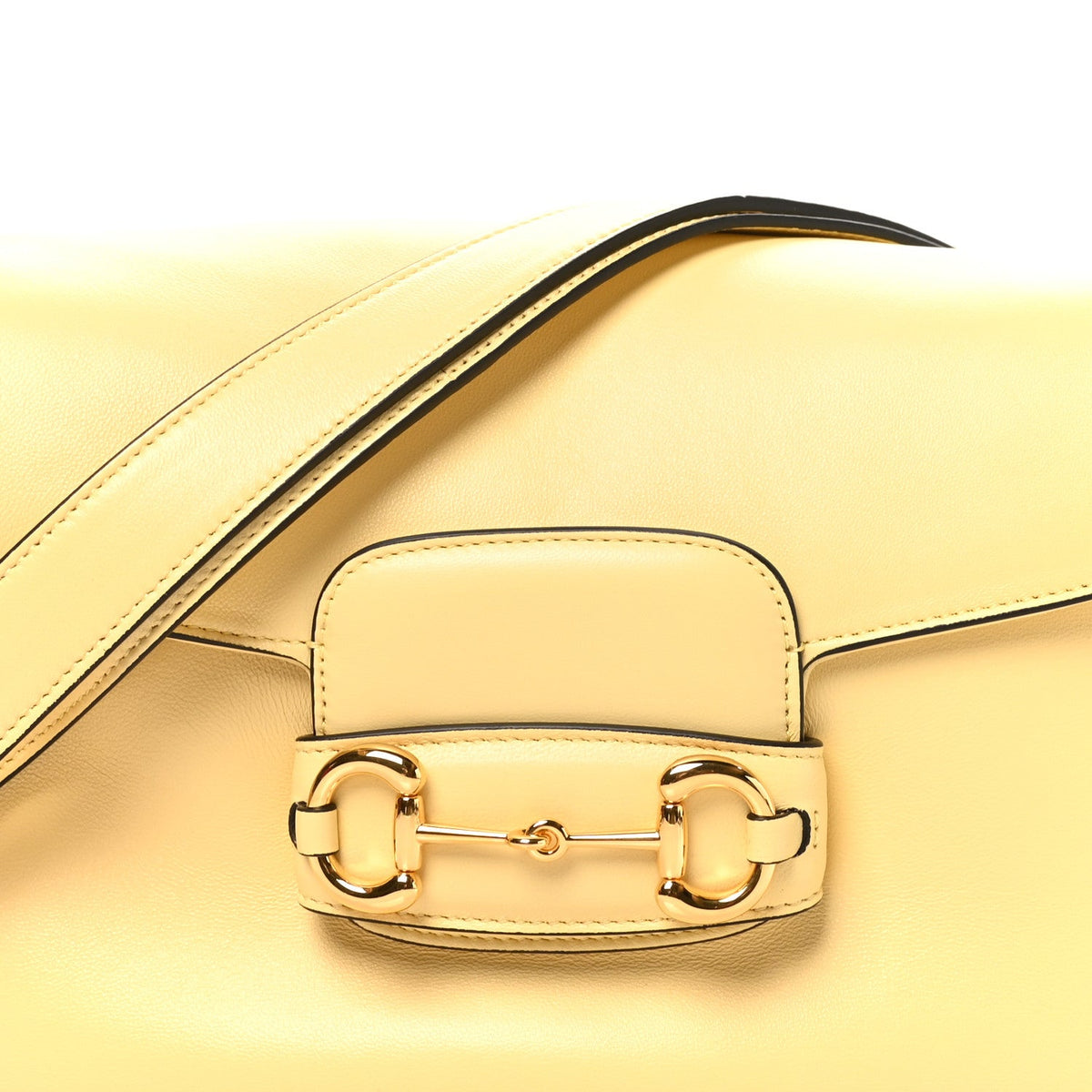 Small Calfskin Shoulder Bag - Yellow