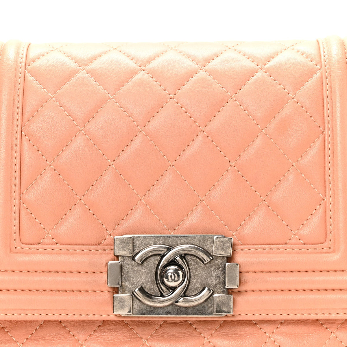 Quilted Lambskin Flap Shoulder Bag