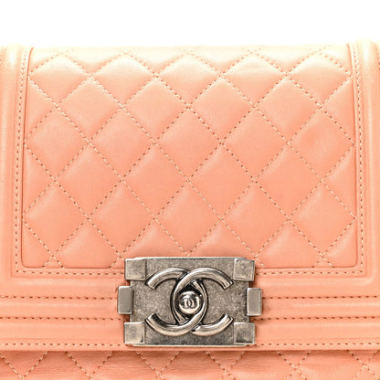 Quilted Lambskin Flap Shoulder Bag