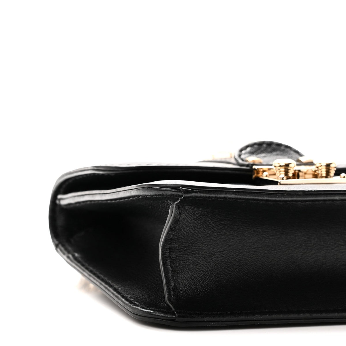 Mini Flap Shoulder Bag - Black