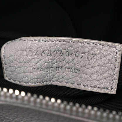 Small Calfskin Handbag - Grey