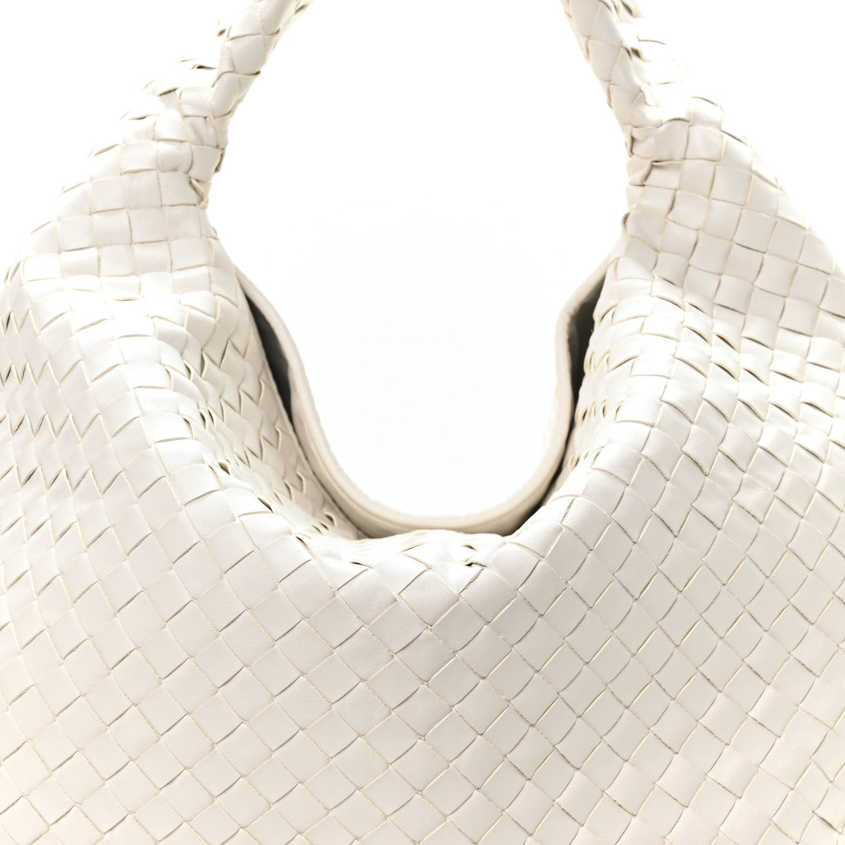 Large Calfskin Handbag - White