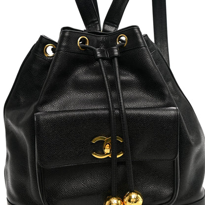 Caviar Backpack - Black