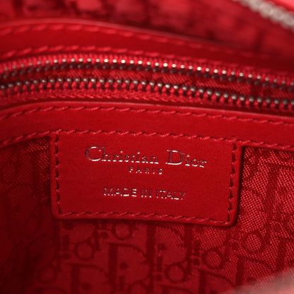 Medium Lambskin Handbag - Red
