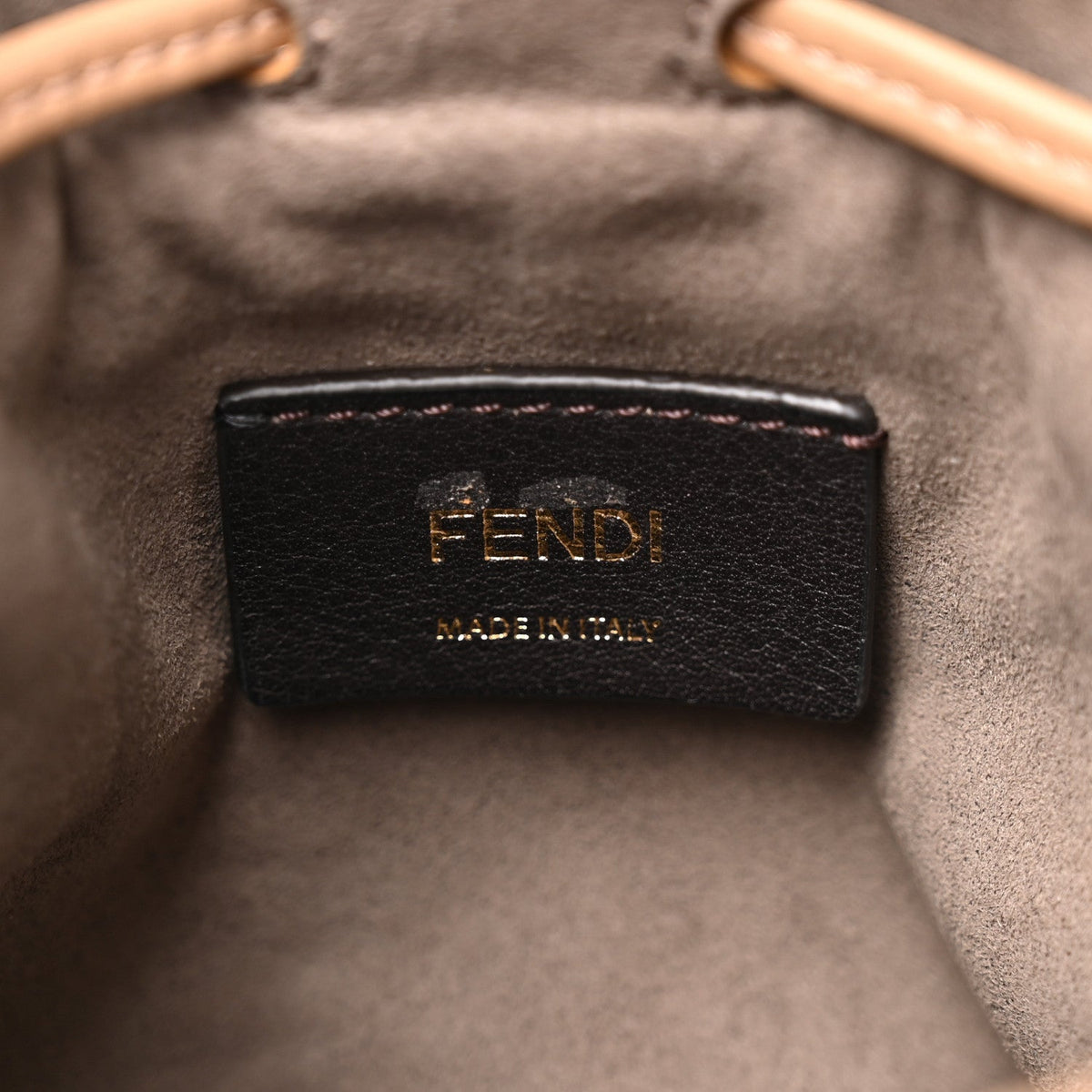 Mini Shearling Bucket Bag