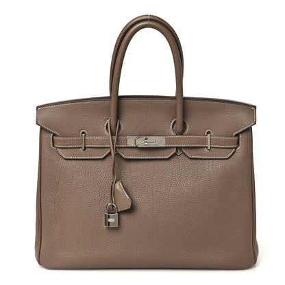 Togo Birkin 35 Etoupe Handbag
