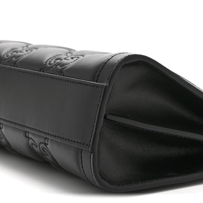 Small Calfskin Shoulder Bag - Black
