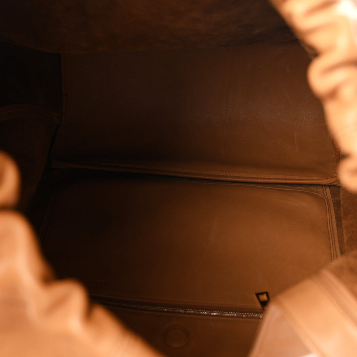 Nappa Handbag - Tan